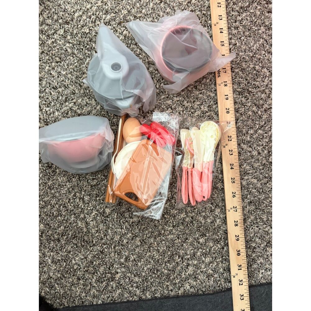 Child Play kitchen dishes/utensils